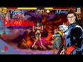 Darkstalkers The Night Warriors PSX 1994 Demitri Playthrough LongPlay