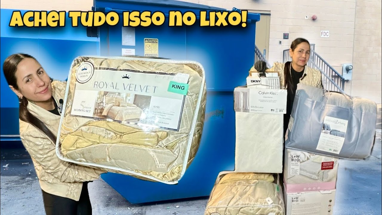 Achei tudo isso no lixo dos Estados Unidos!🇺🇸