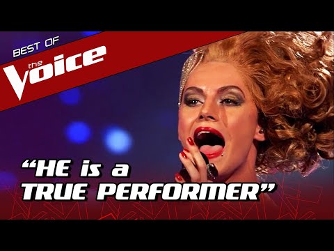 Male Talent in DRAG QUEEN outfit SHOCKS The Voice coaches
