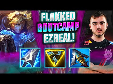 FLAKKED IS READY TO PLAY EZREAL IN KOREA BOOTCAMP! - G2 Flakked Plays Ezreal ADC vs Xayah! |