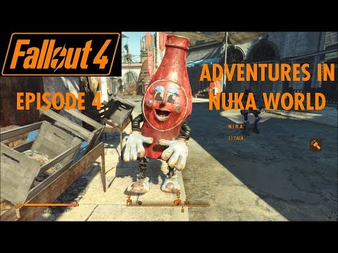 Fallout 4: Nuka World DLC - ADVENTURES IN NUKA WORLD - Let's Play Fallout 4 Gameplay