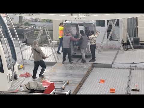 Erlangen Bergkirchweih, Aufbau Blog 4, Riesenrad Europa Rad - Kipp und Sohn. 12.05.2023