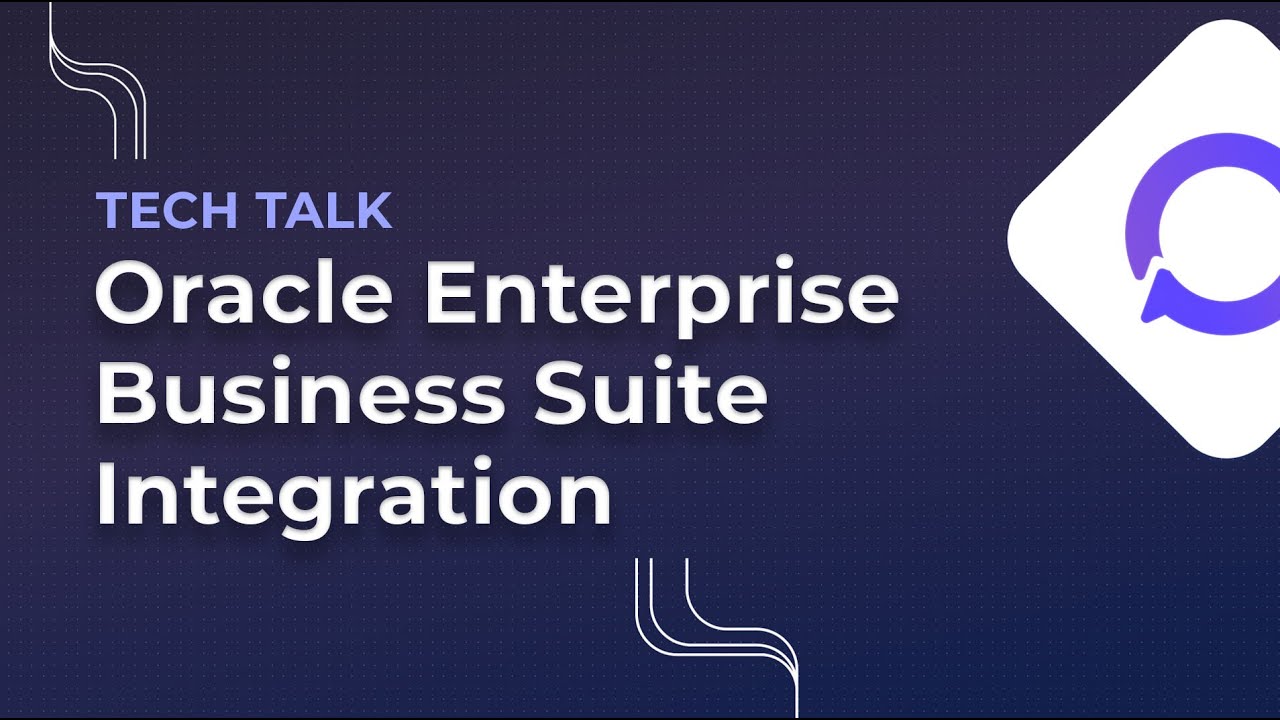 Oracle Integration with Oracle EBS (Enterprise Business Suite)