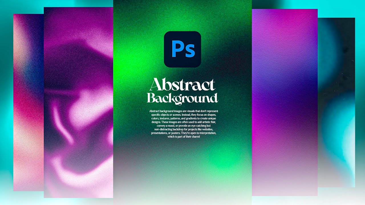 Create Stunning Abstract Gradient Backgrounds in Photoshop – Easy Tutorial!