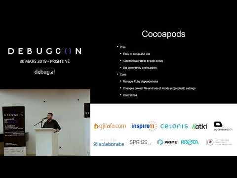 Arnold Plakolli - Përparësitë dhe mangësitë e iOS Dependency Managers - debugCon Mars 2019