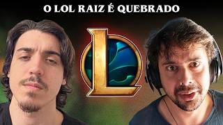 STREAMERS TESTANDO O LOL RAIZ, NICKLINK TRETA E YODA FARMA AURA - LOL