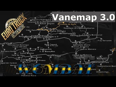 ETS2 1.34 - Vanemap 3.0 by Vanessa Pashmina