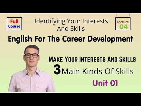 Identifying Your Interests and Skills lecture 04 English Learning Course Career Development