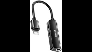 Baseus L52 Adapter Lightning naar 2x Lightning en 3.5mm Jack Splitter video