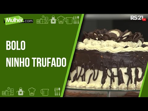 Receitas bom sabor 29/05/2013 - Bolo ninho trufado