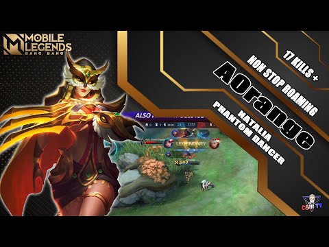 NON STOP ROAMING WITH 17 KILLS | NATALIA PHANTOM DANCER | AORANGE GAMEPLAY | CBIIITV