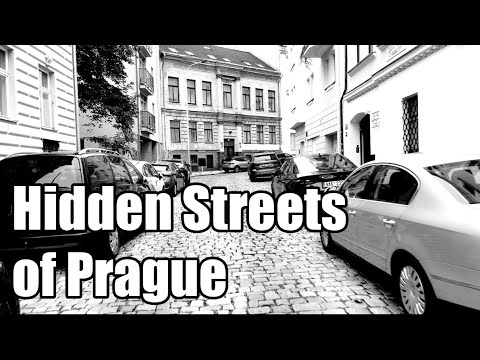 Prague Žižkov | Hidden Streets | Black & White Edition | 4K Walking Tour (2025) ⚫️