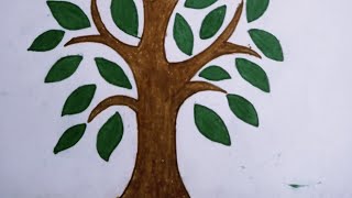 How to draw tree with pencil ll tree for beginner