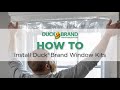 How To Install Duck Brand Window Kits