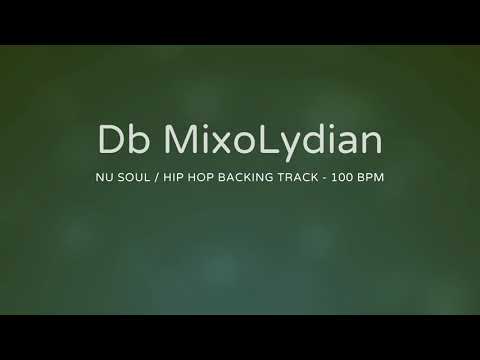 Nu Soul Hip Hop Backing Track - Db Mixolydian - Dominant 7th Chords Practice