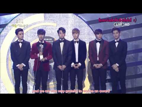 [ENG]140123 23rd Seoul Music Awards - VIXX Bonsang Cut