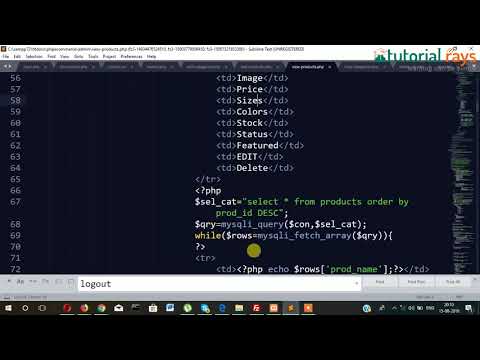 E Commerce Website using PHP MySQL || Introduction || Part 1 || Tutorial Rays