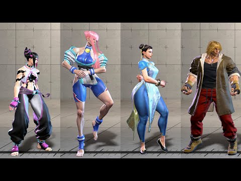 Street Fighter 6 - All Characters Idle Animation