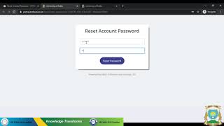 Reset Password Student Portal
