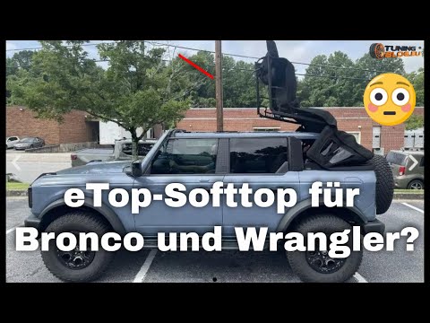 Bestop shows electric eTop soft top for Ford Bronco & Jeep Wrangler