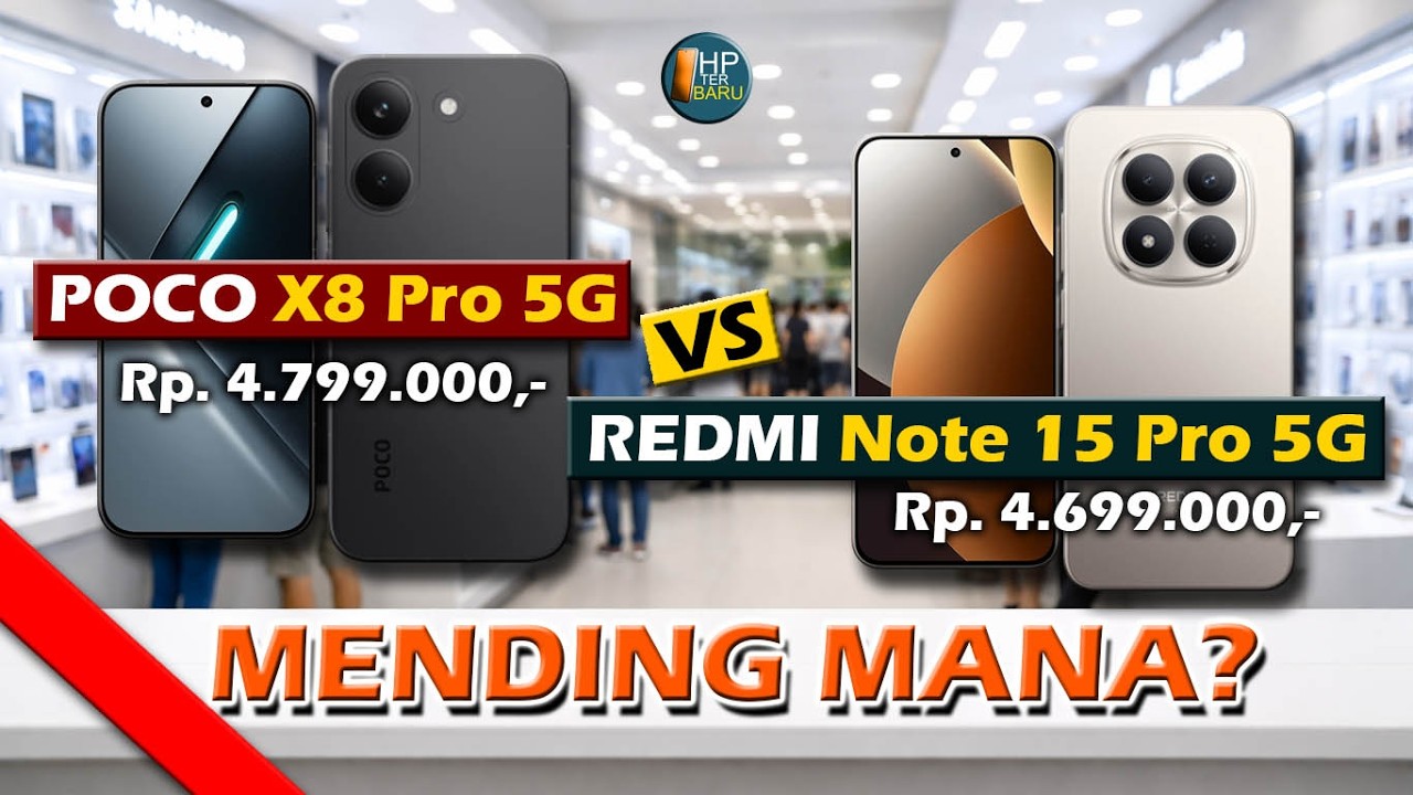 MENDING MANA? POCO X8 PRO 5G VS XIAOMI REDMI NOTE 15 PRO 5G
