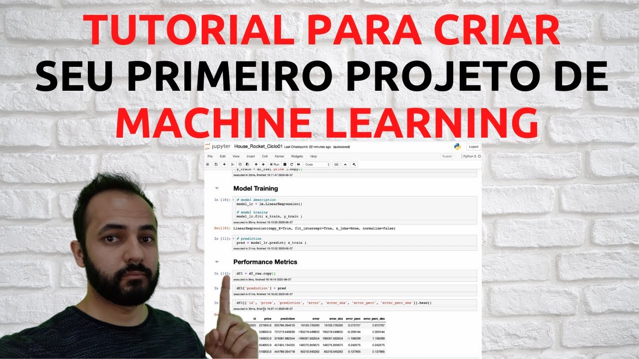 DATA SCIENCE - Tutorial para Você Criar Seu Primeiro Projeto de Machine Learning na Prática!!