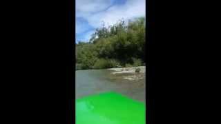 preview picture of video 'Ashburton River Extreme Low Flow Jetboating South Branch Shallow Water'