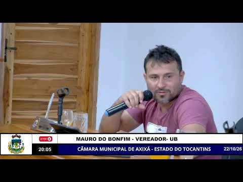 Sessão Ordinária da Câmara Municipal de Axixá - TO