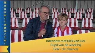 Interview pupil van de week