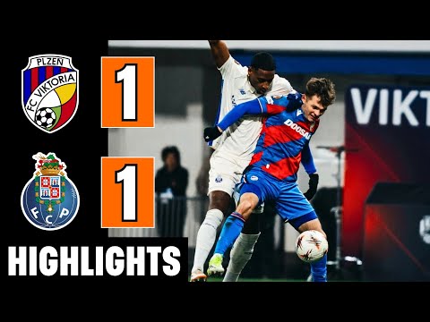 Viktoria Plzeň vs FC Porto 1-1 | Highlights | Deniz Gül Goal | EUROPA LEAGUE | Matěj Vydra Red Card
