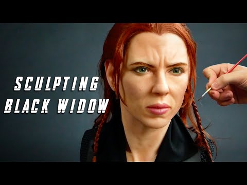 Black Widow Sculpture Timelapse - Black Widow