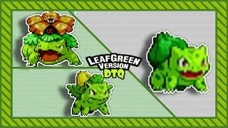 Shiny Bulbasaur after 3,504 SR in Pokémon Leaf Green! (DTQ #5)