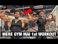 Mere New Gym Mai 1st Workout With Coach (BIG ANNOUNCEMENT)