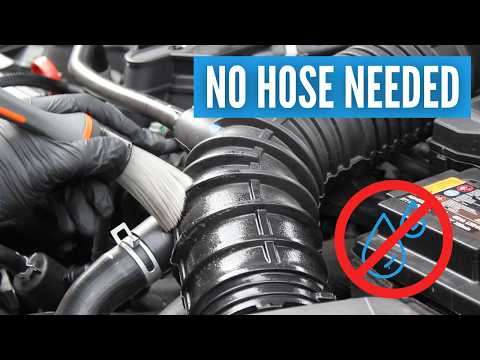Limpieza del vano motor sin agua — sin herramientas especiales