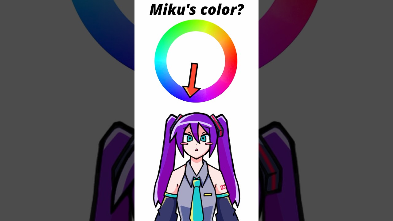 🌀ミクネルハクのカラーサークルチャレンジ❕🌀 #vocaloid #hatsunemiku #illustration #初音ミク #イラスト