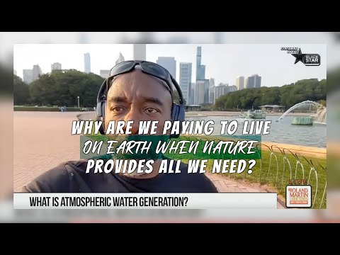 FREE WATER!! How Moses West turn air into water💧 | 📽 Roland S. Martin | Rydahs Only