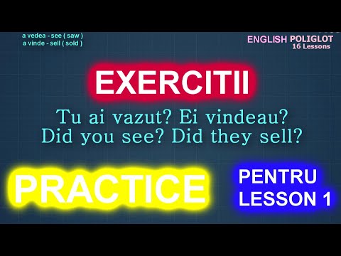 LEARN ENGLISH # EXERCISES LESSON 1# ENGLISH POLYGLOT 12