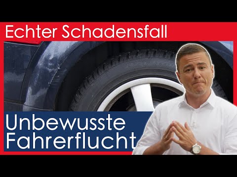 Parkplatzrempler - Unbewusste Fahrerflucht - Echter Schadensfall