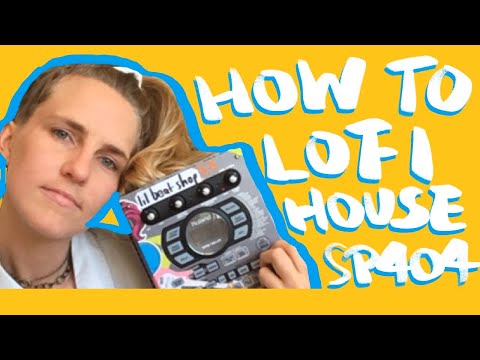 making LOFI HOUSE with the PATTERN SEQUENCER on SP404sx