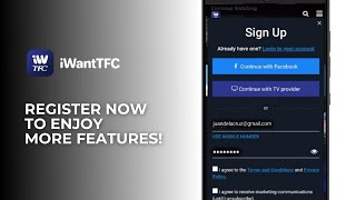 How to Register on iWantTFC