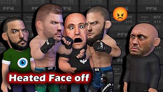 Angry Khamzat vs Dricus Face off