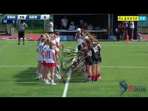 England - Germany 19:6 / Semifinal I EWLC Lacrosse 2018