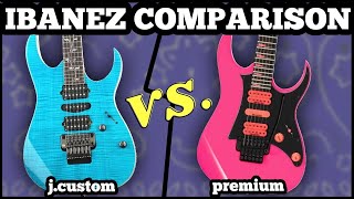 Video thumbnail for Ibanez Guitar Comparison | j.custom RG8570 vs. Premium RG1XXV by Austrian Picking Power