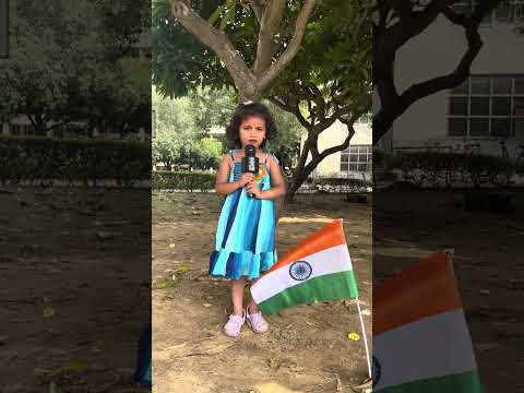 Jana gana mana|kids patriotic songs|INDIA| 3 year baby Arshitha singing national anthem