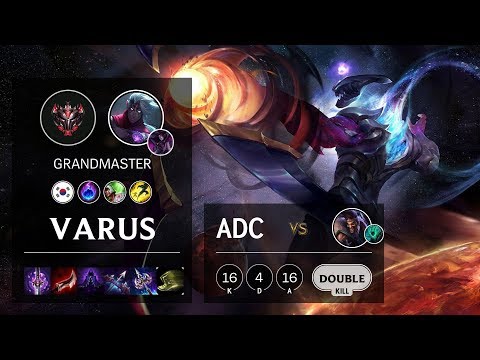 Varus ADC vs Draven - KR Grandmaster Patch 10.8