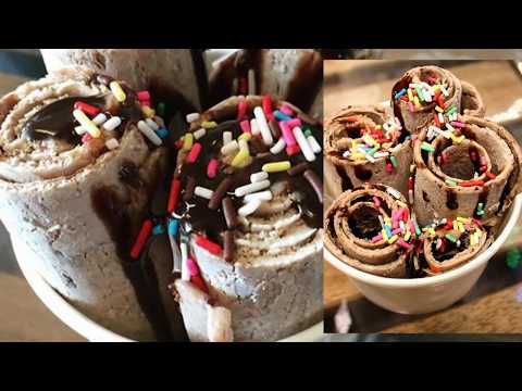 Tawa Style Ice cream Rolls In Pakistan || Street Food || Shamim House