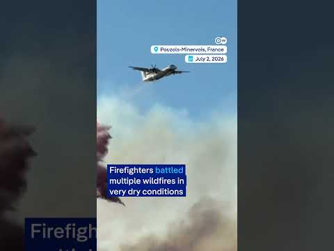 Wildfires rage along France's Mediterranean coast | DW News