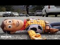 BOY FINDS A WOODY DOLL