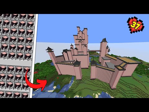Insane Cherry Castle in Hardcore Minecraft! #37