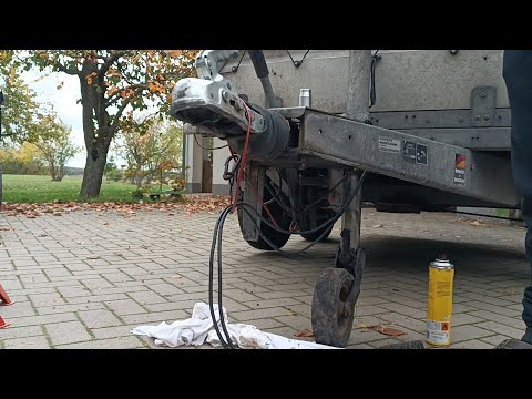 Tutorial: We repair our Knott KF20 trailer coupling (overrun brake, damping)